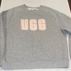Women's UGG Madeline Fuzzy Logo Crewneck Sweatshirt